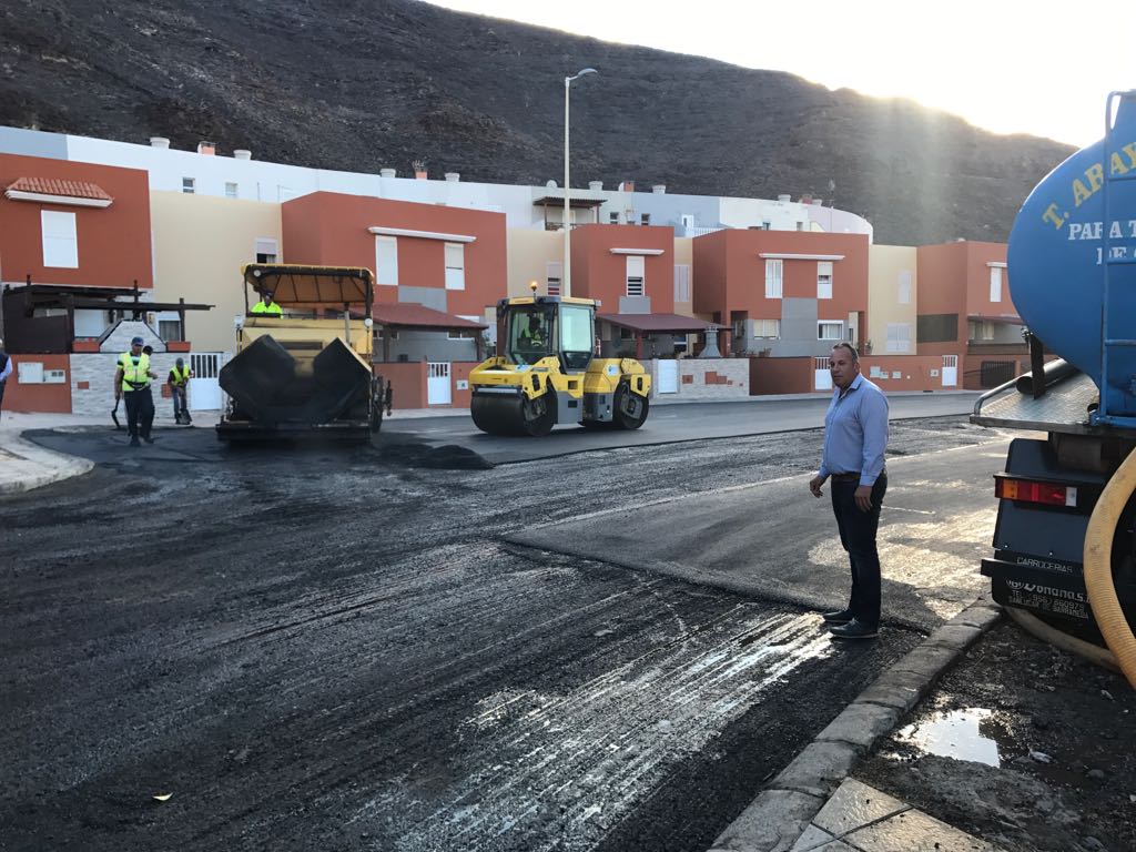 Pájara pone en marcha en Morro Jable la primera fase del Plan de asfaltado